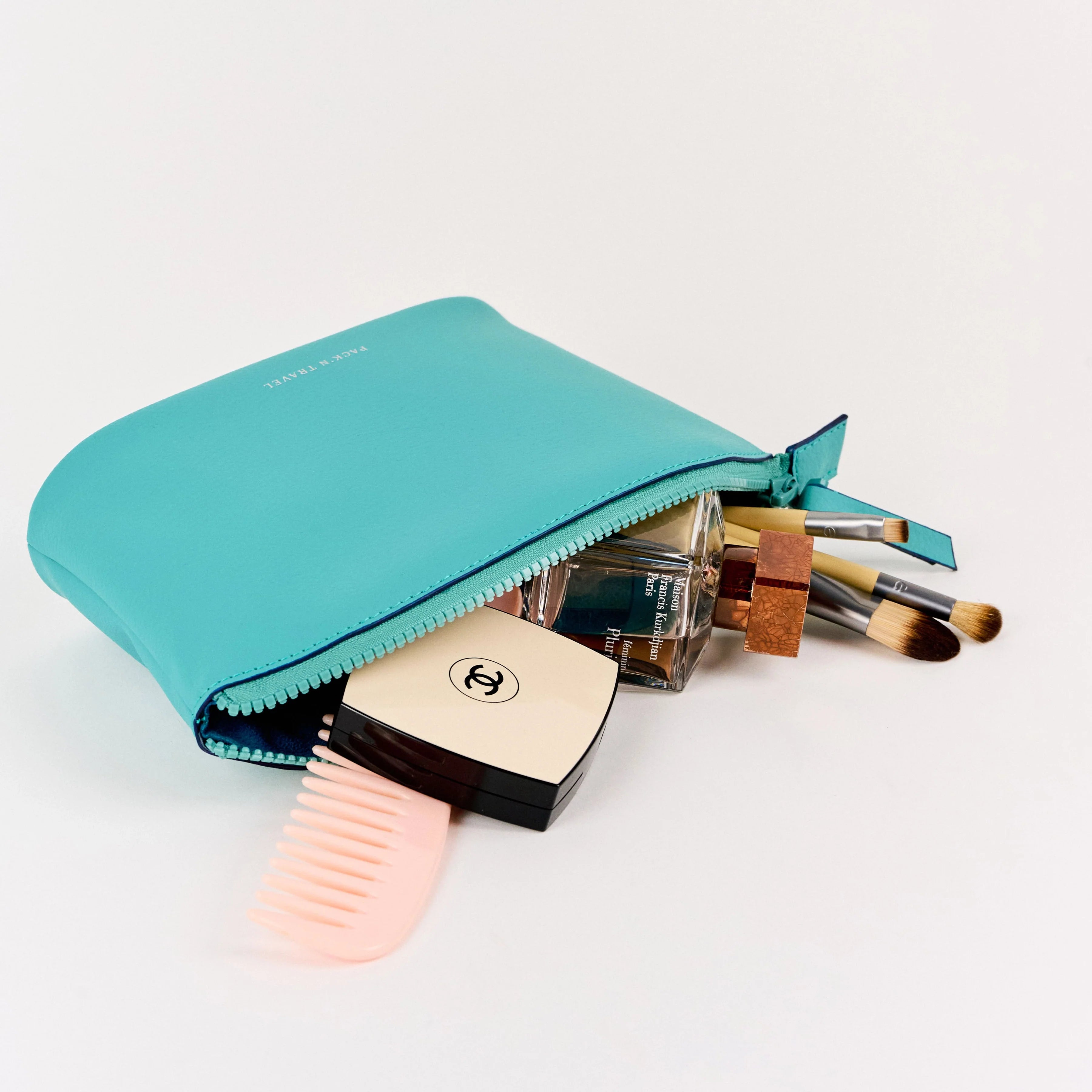 Medium Make-up Bag Turquoise