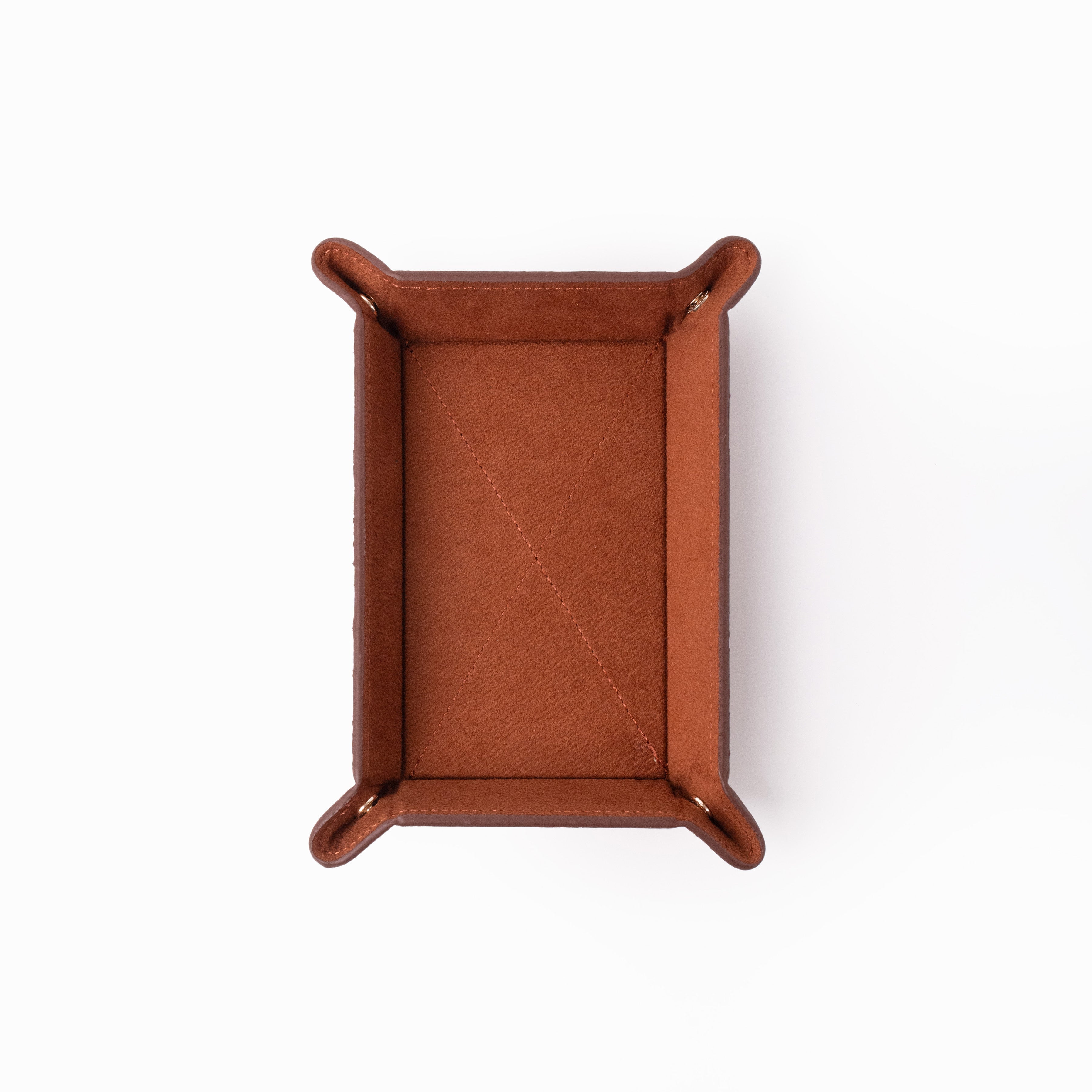 Leather Tray Terracotta