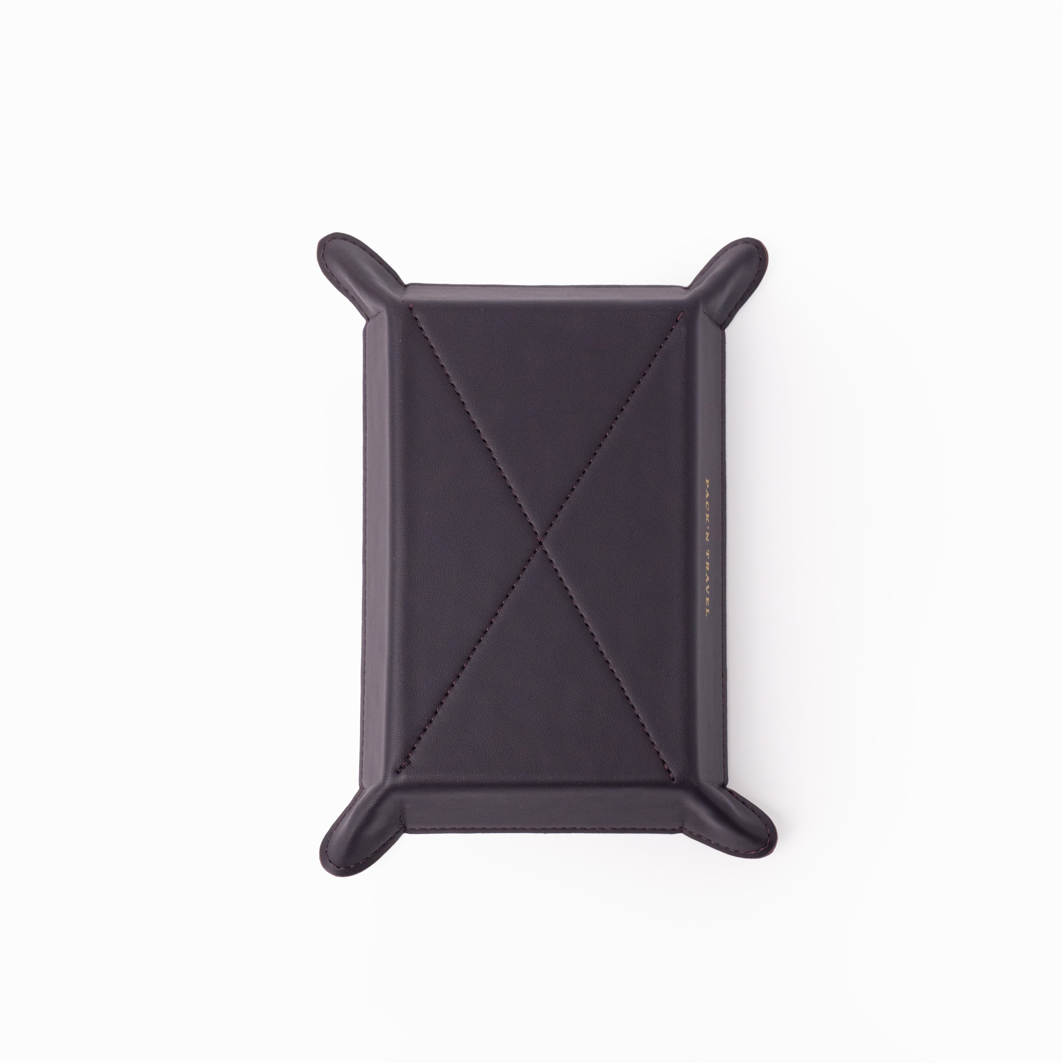 Leather Tray Deep Plum