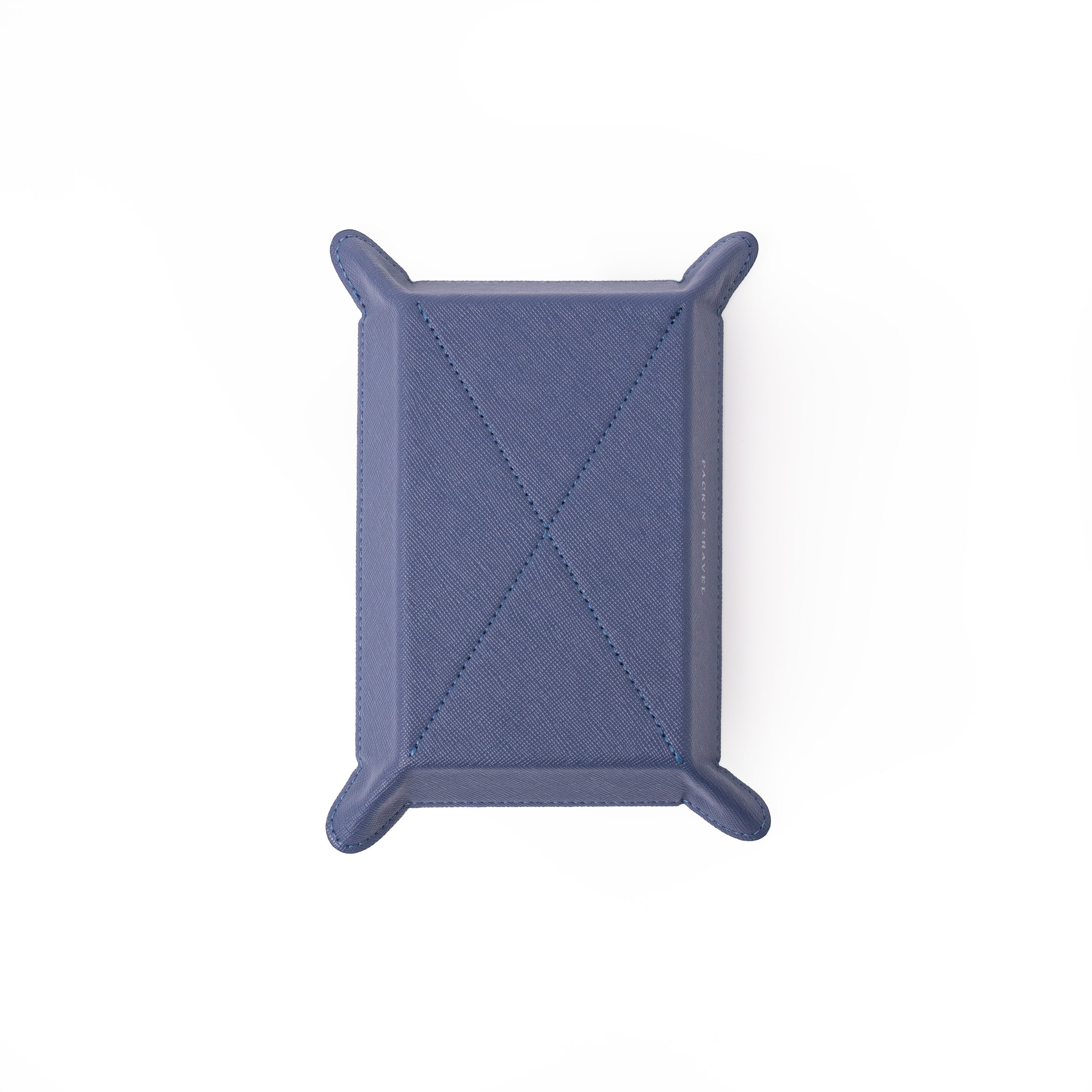 Leather Tray Dark Blue