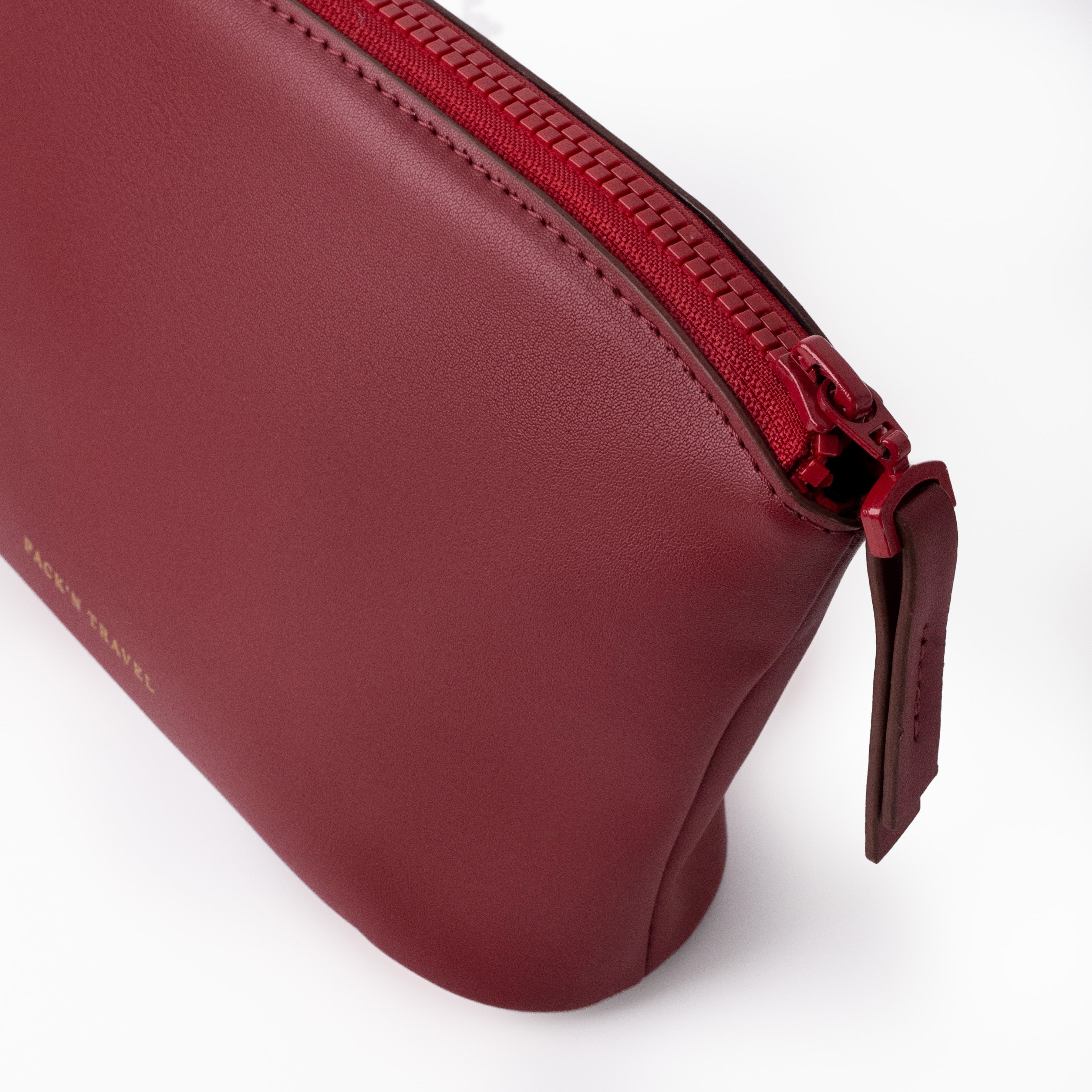 Medium Make-up Bag Cherry Red