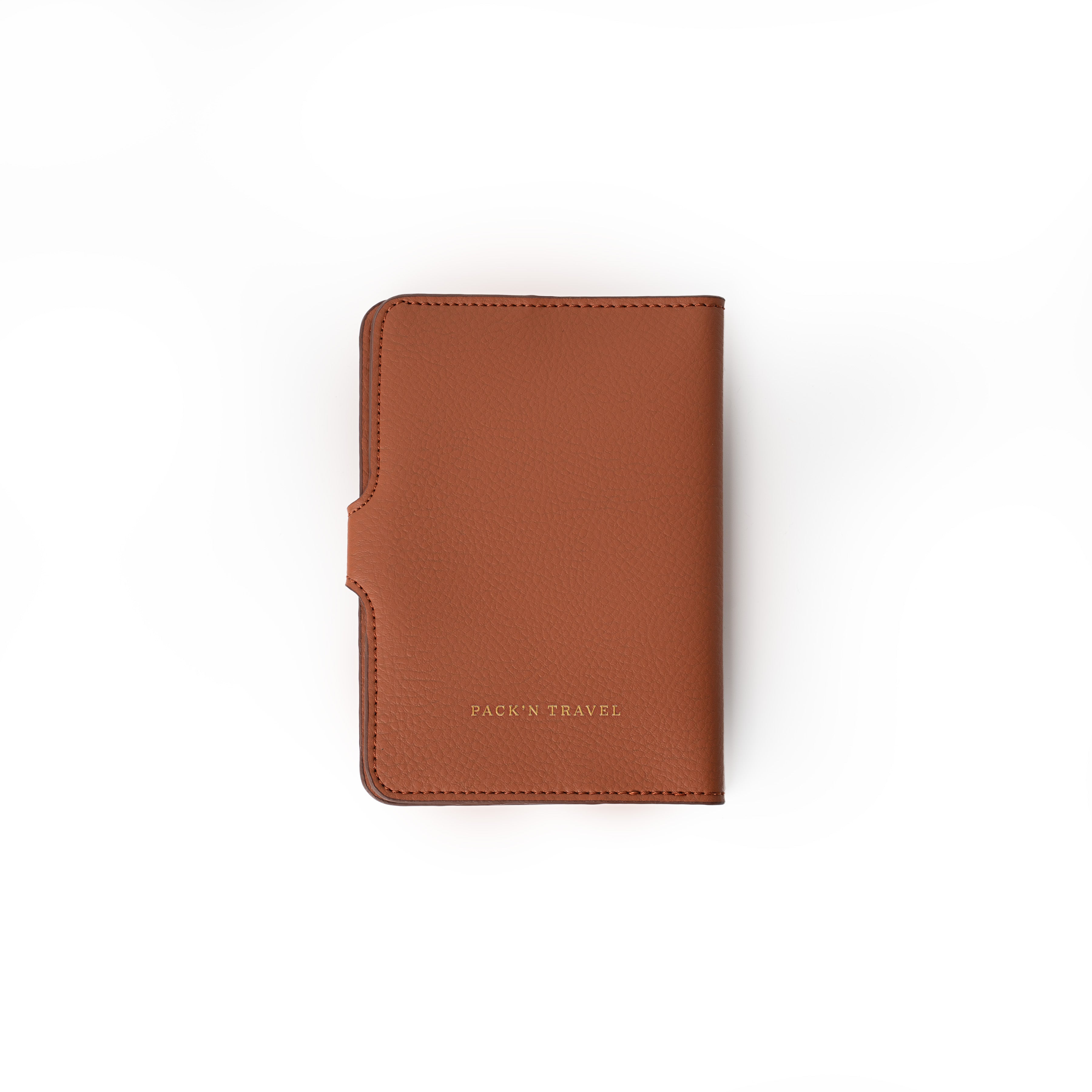 Sustainable terracotta passport holder offering eco-friendly style for frequent travellers.