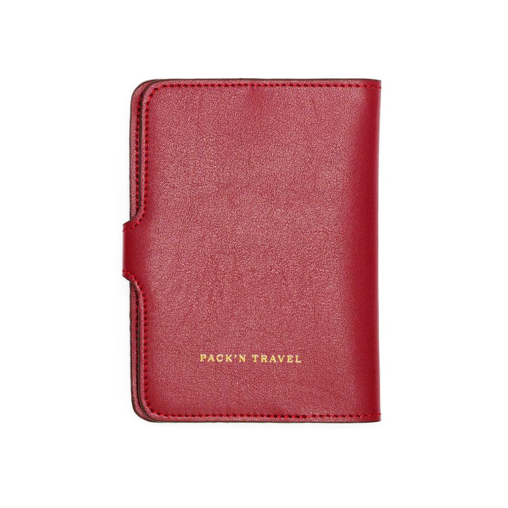 Passport Holder Cherry Red