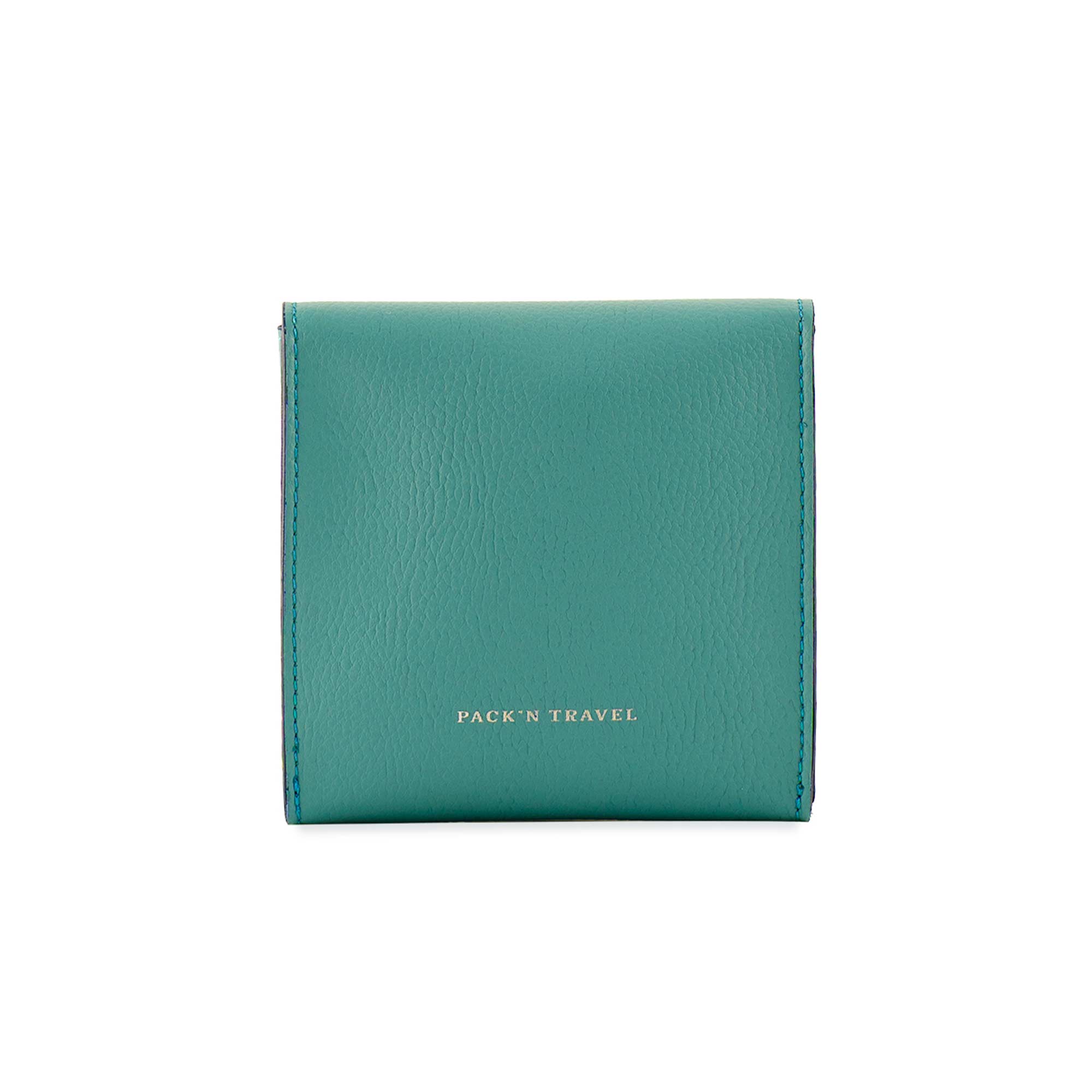 Eco-friendly deep plum vegan leather watch case with sustainable design.