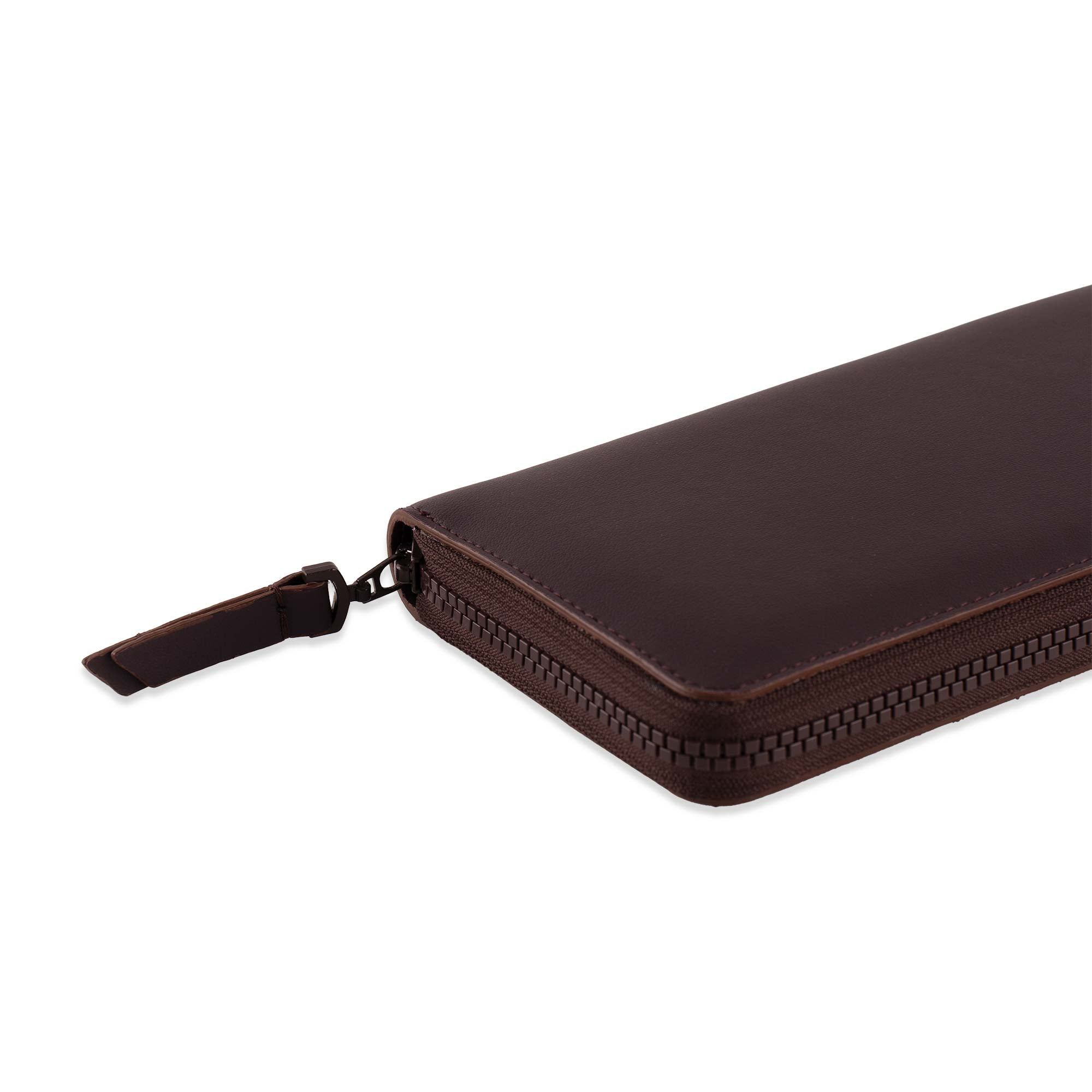 Eco-friendly vegan leather jewellery wallet for a conscious accessory lover.