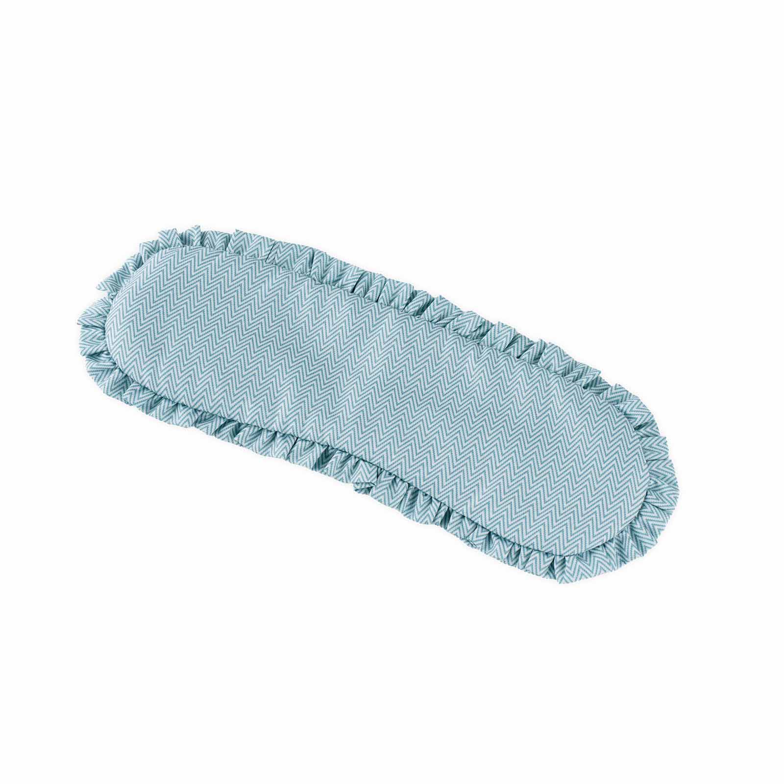 Elegant green vegan leather sleep mask perfect for stylish sleep and relaxation.