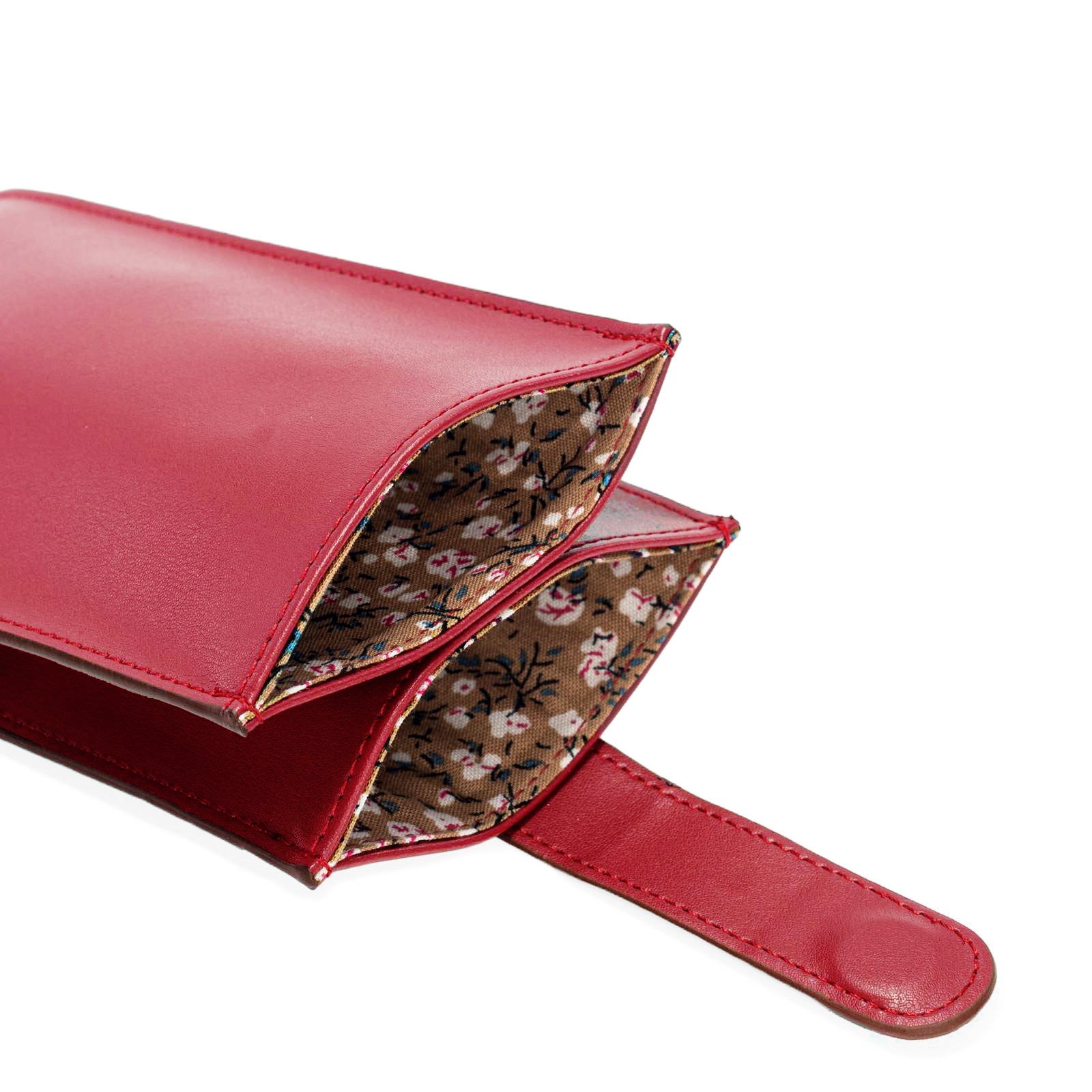 Glasses Case Cherry Red Christmas