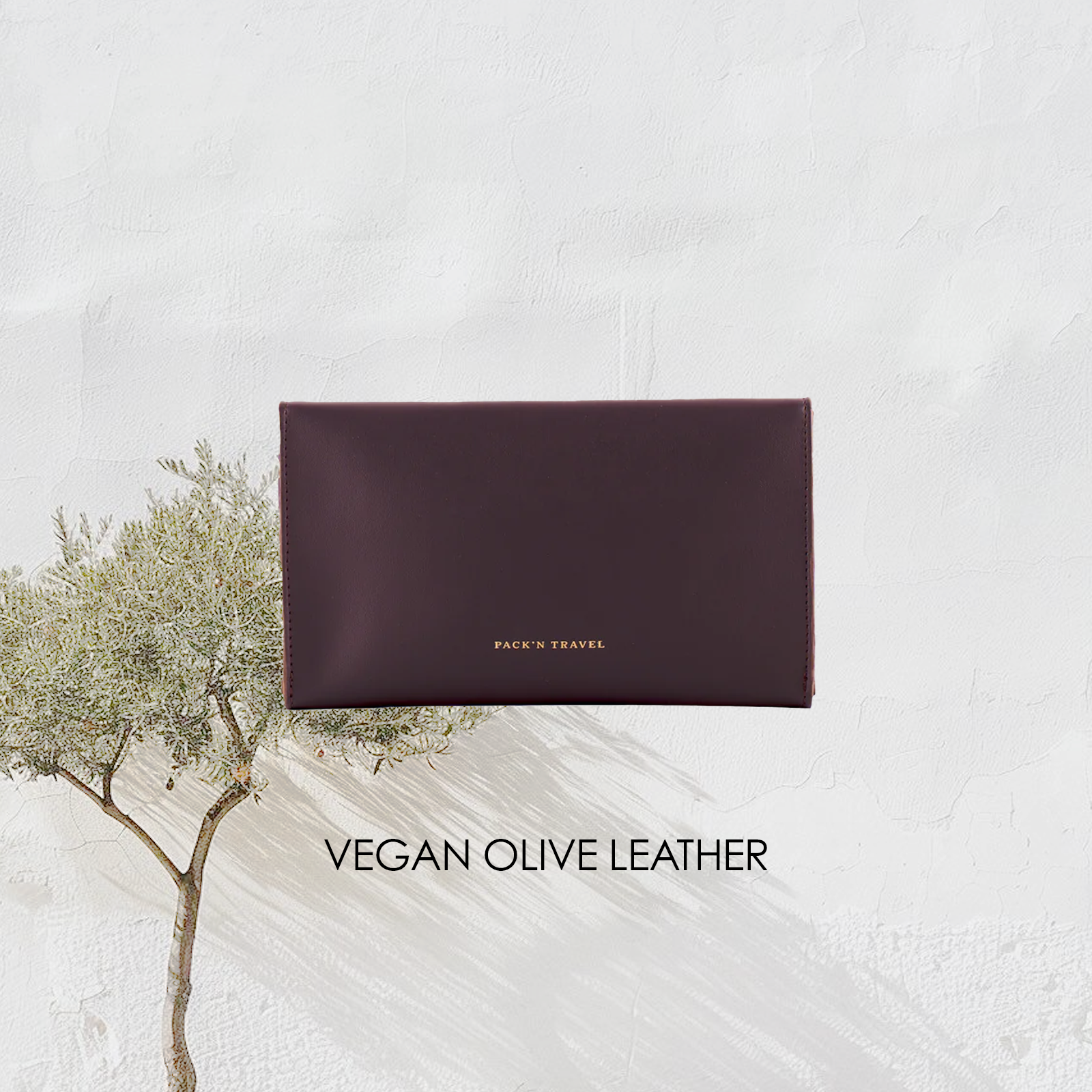 Double Watch Case Deep Plum