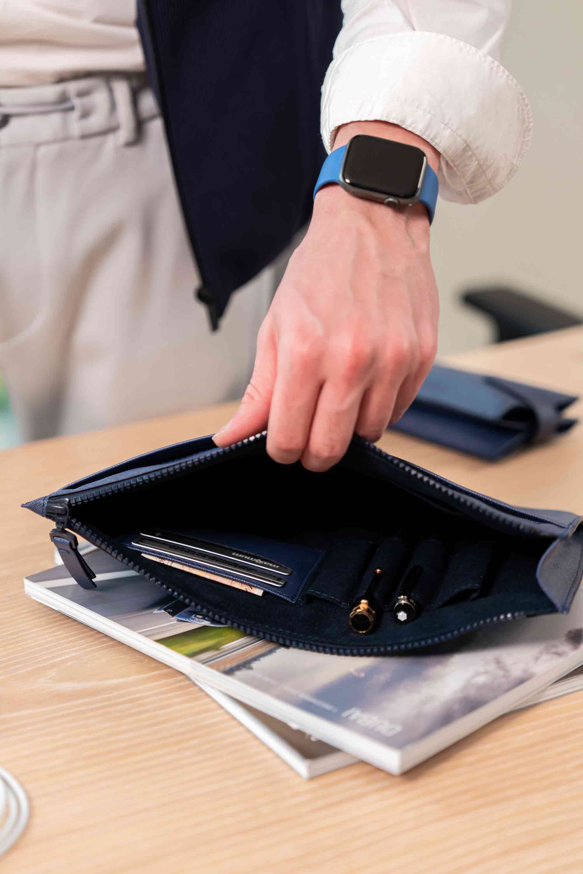 Clutch Dark Blue