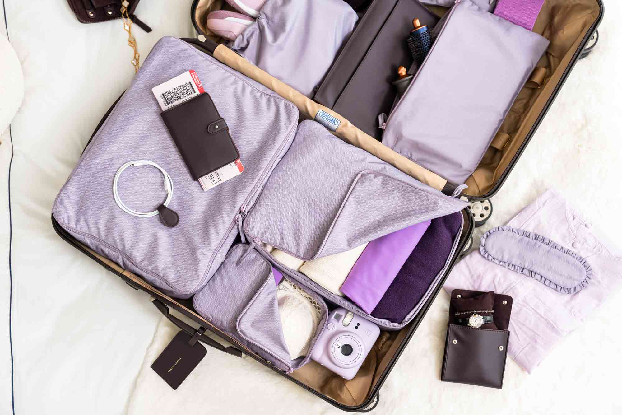 Luggage Organiser Purple