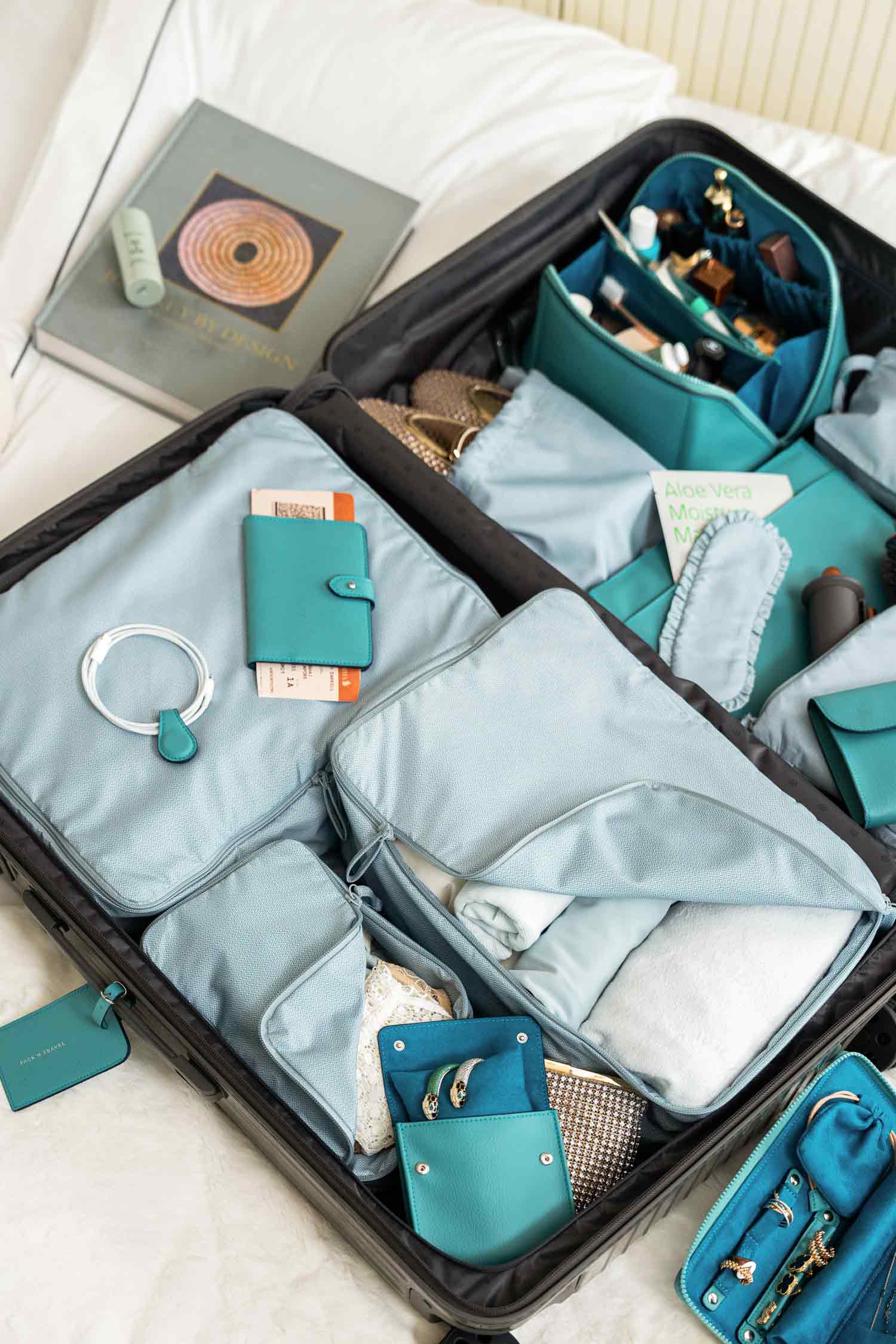 Passport Holder Turquoise