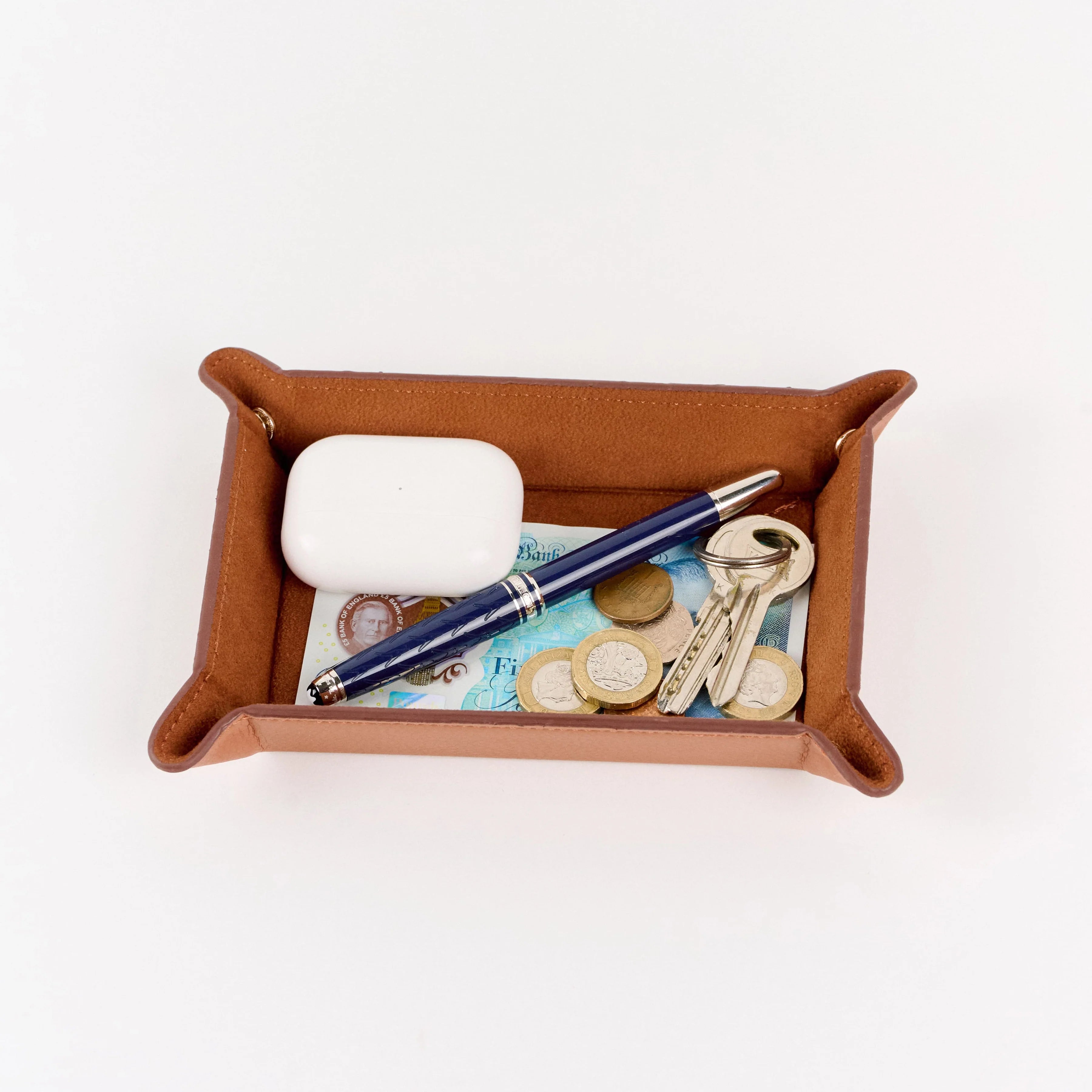 Leather Tray Terracotta