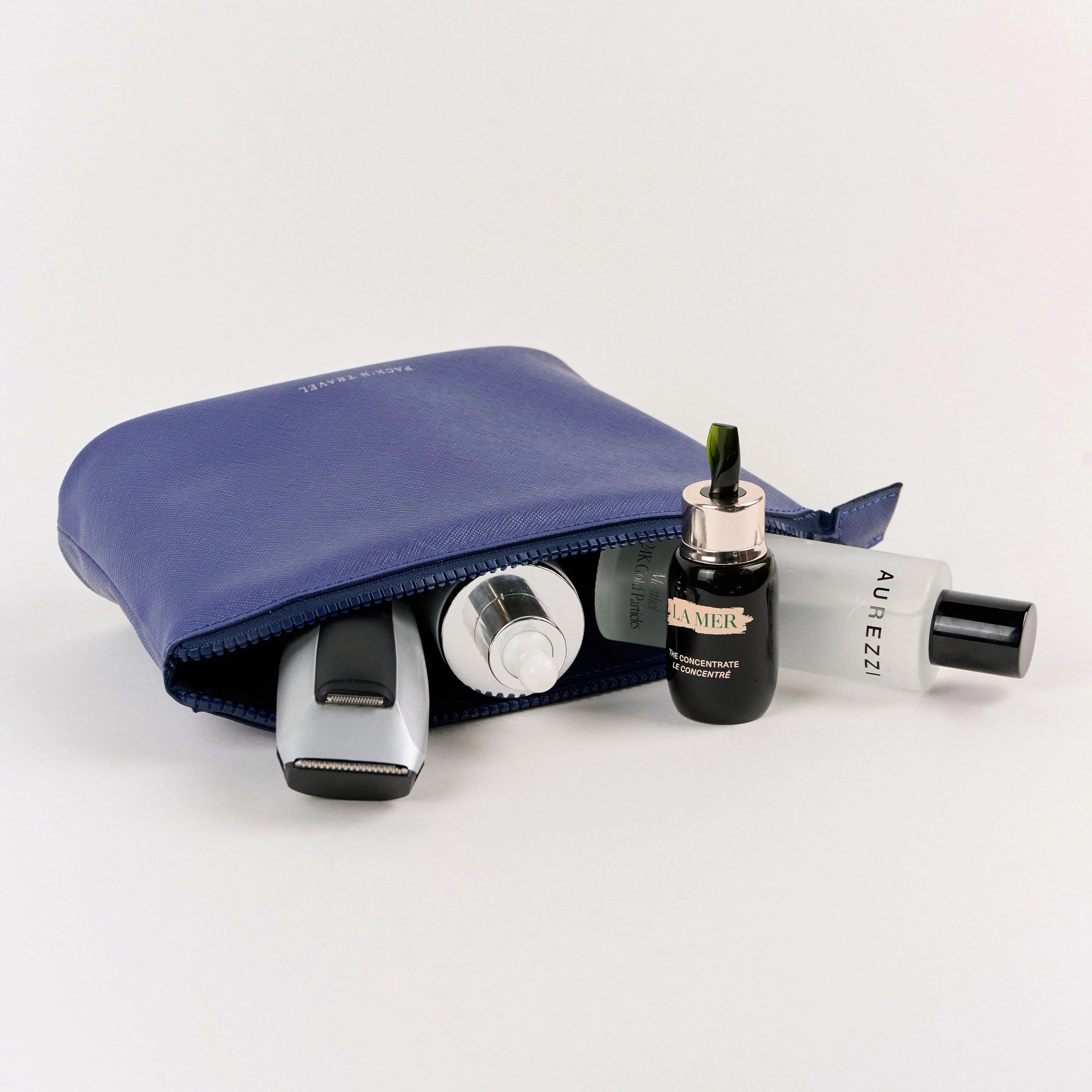 Medium Make-up Bag Dark Blue