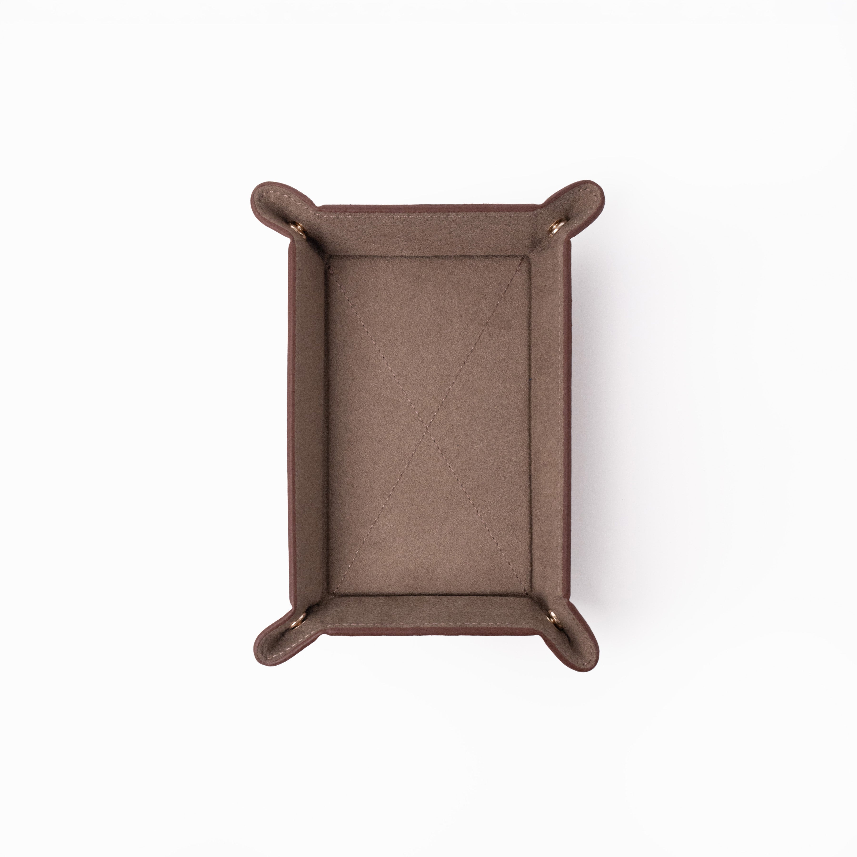 Leather Tray Beige