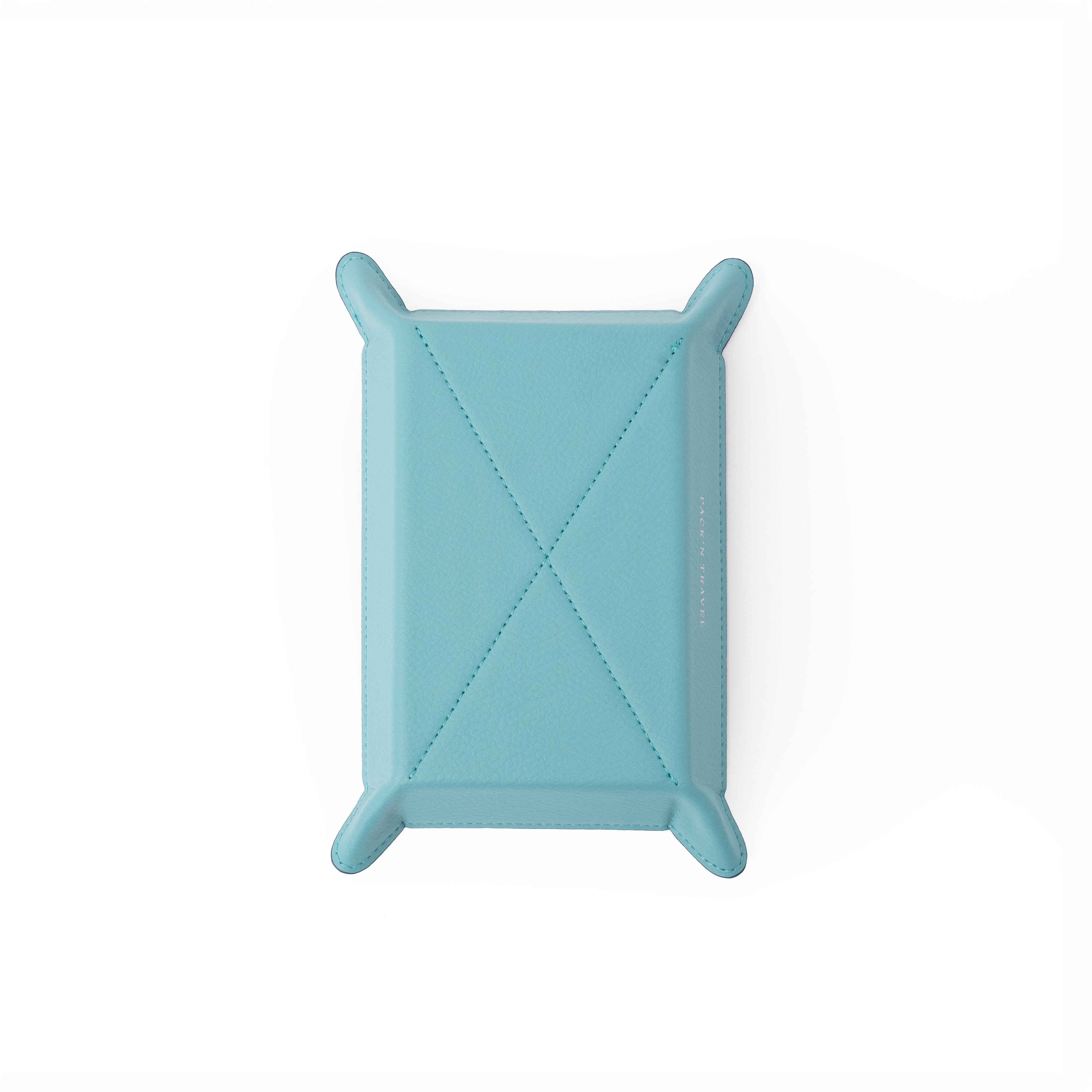Leather Tray Turquoise