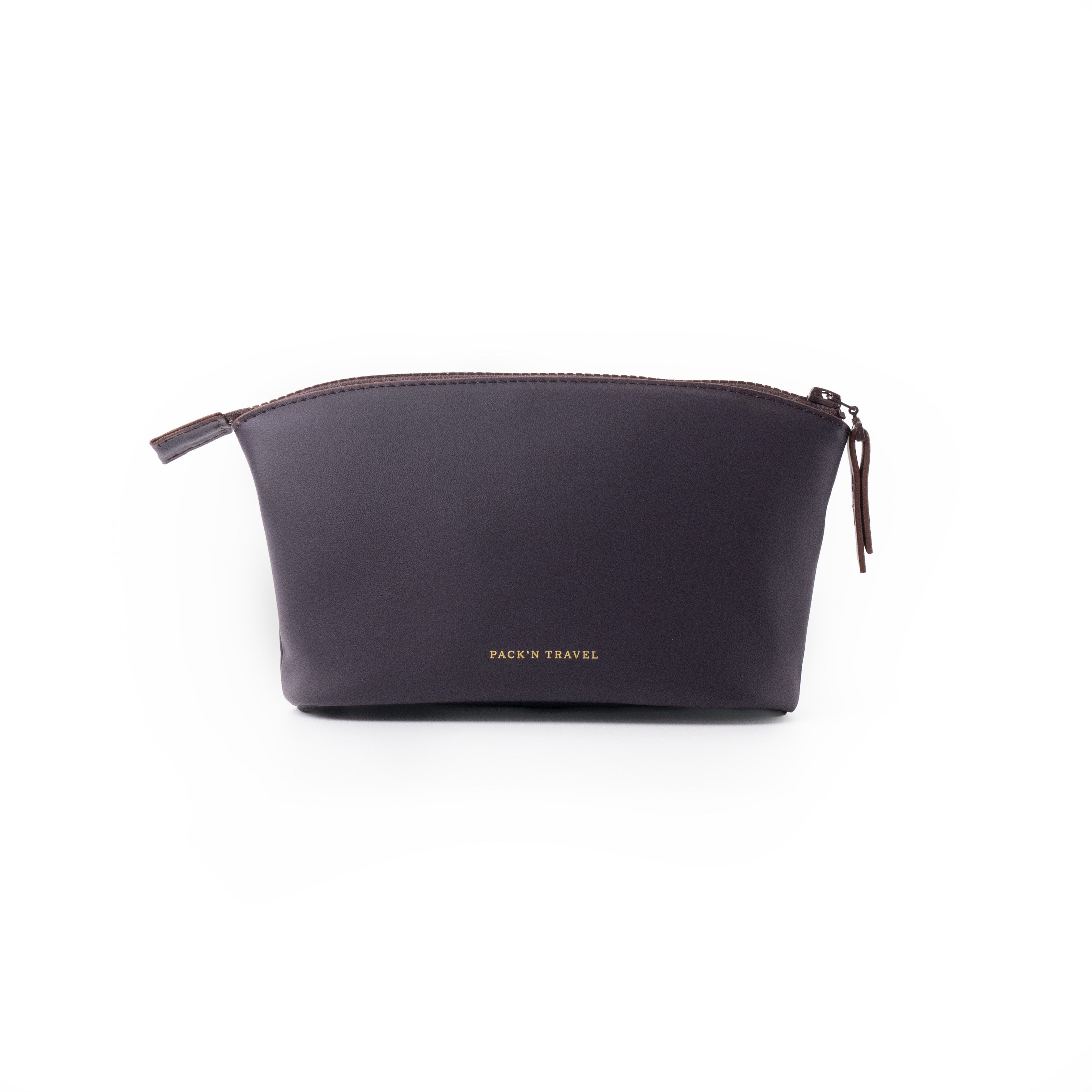 Medium Make-up Bag Deep Plum