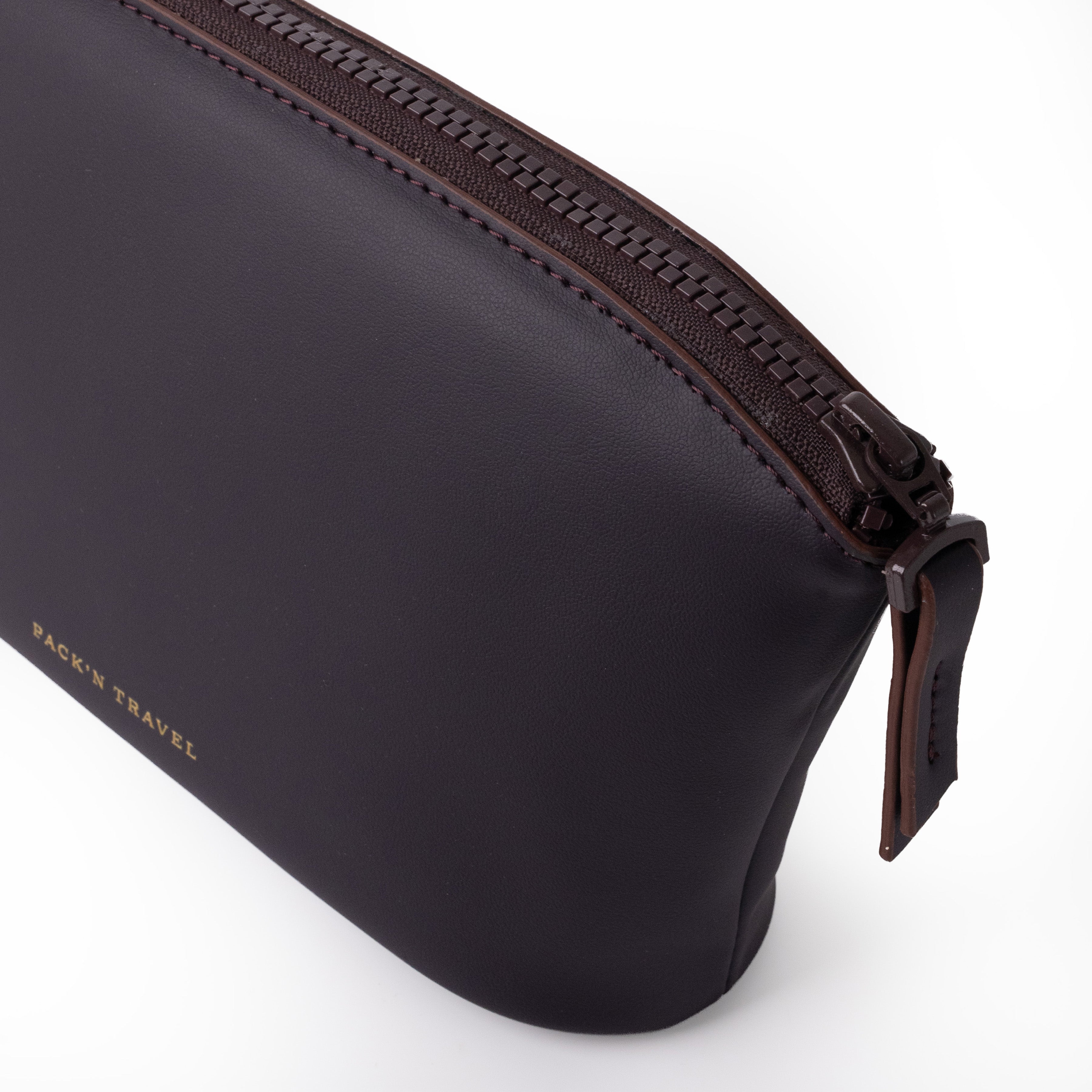 Medium Make-up Bag Deep Plum