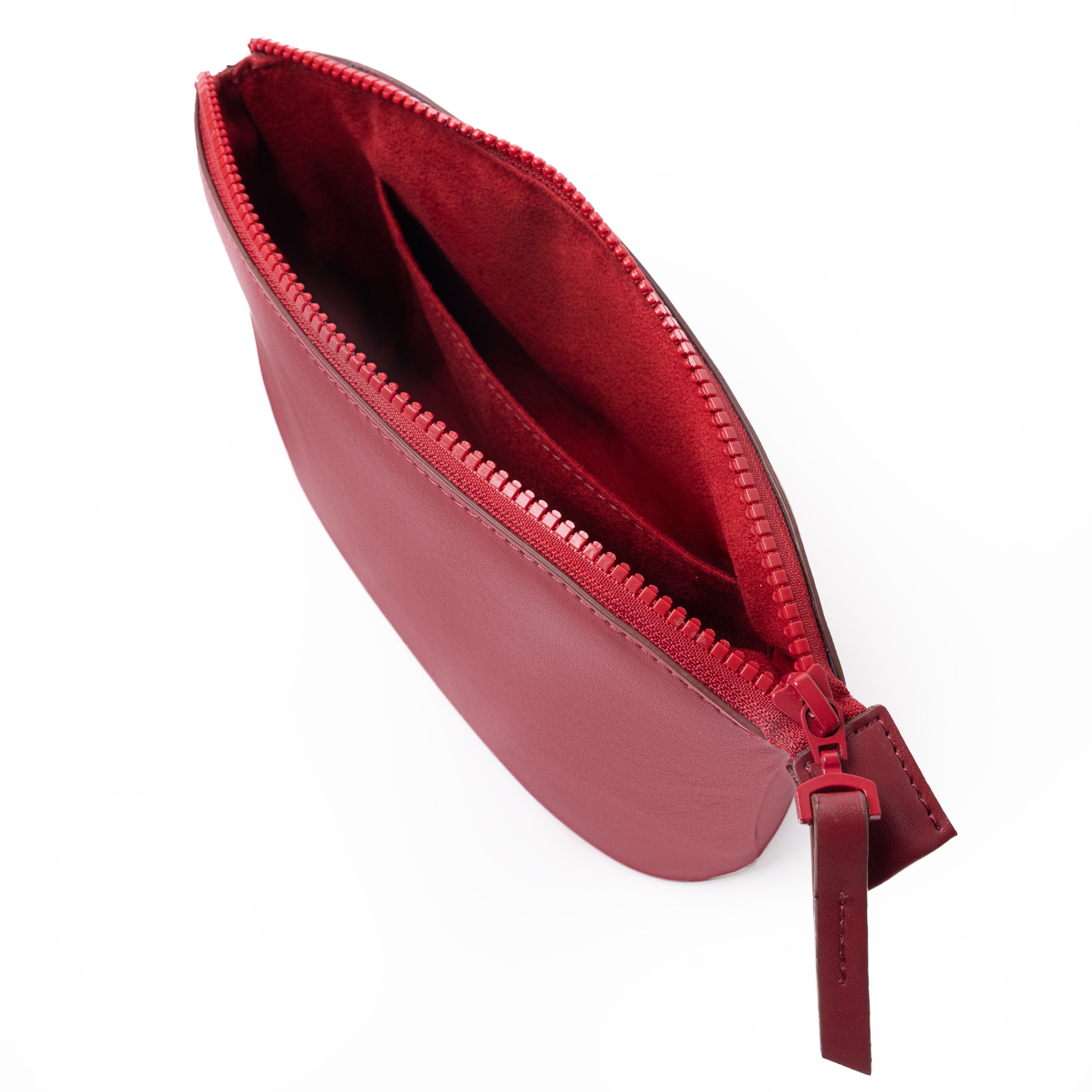 Medium Make-up Bag Cherry Red