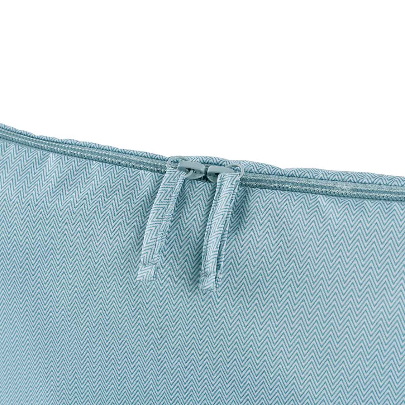 Eco-friendly green vegan leather luggage organiser with sustainable travel features.