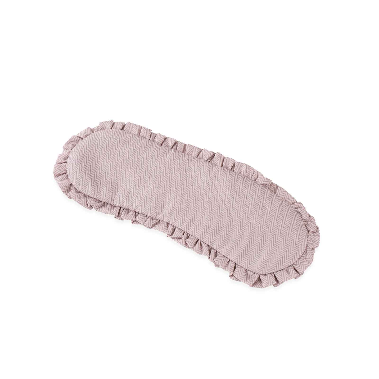 Elegant beige vegan leather sleep mask offering comfort and class while sleeping.