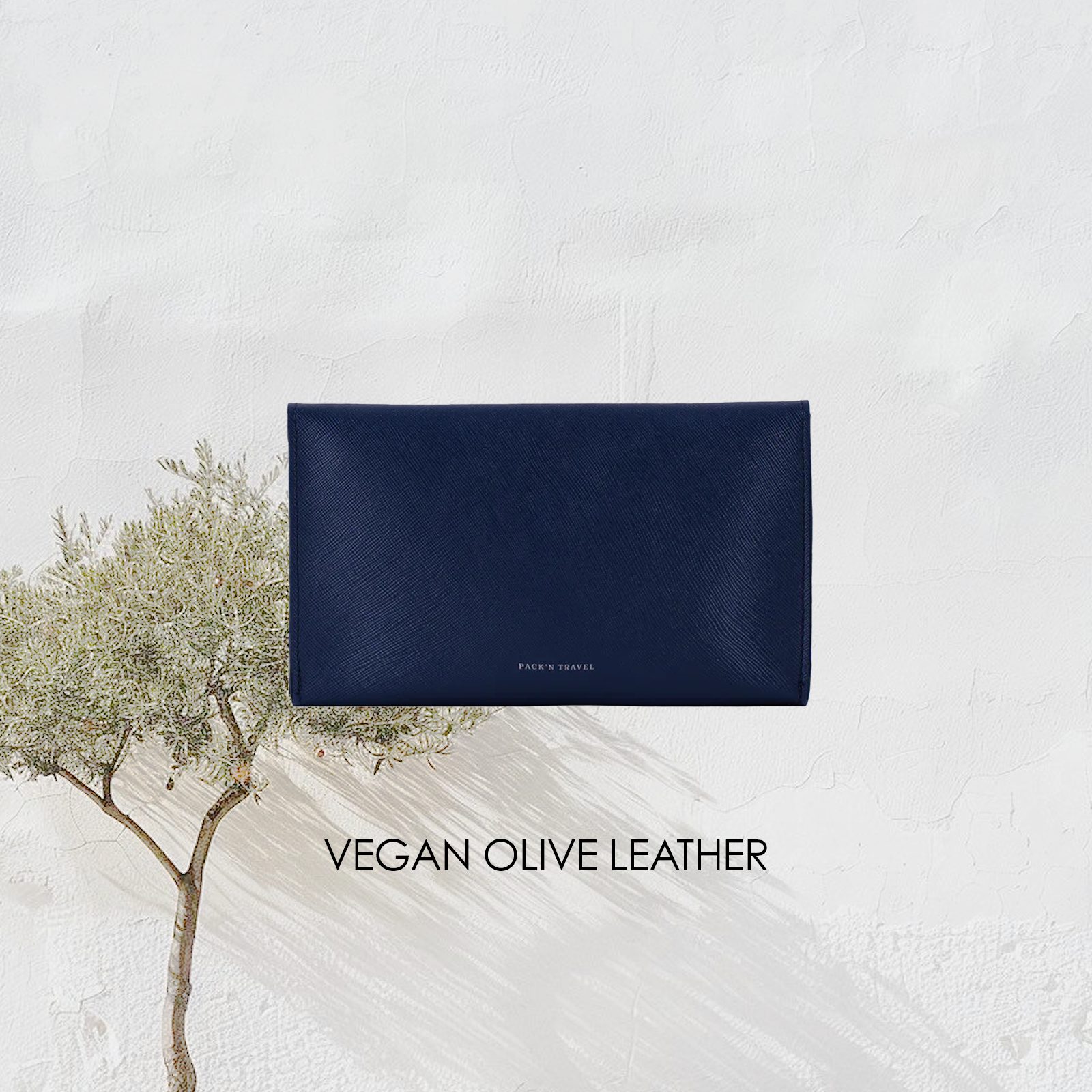 Double Watch Case Dark Blue