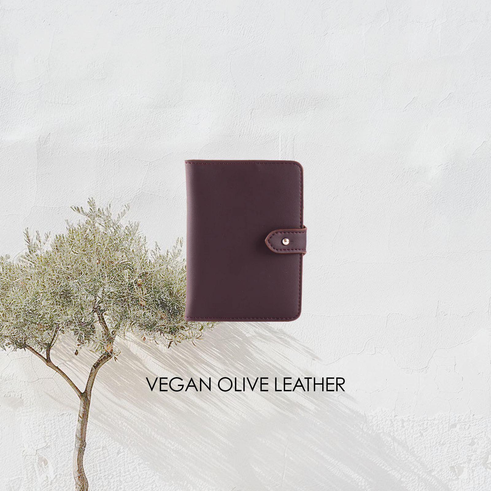 Passport Holder Deep Plum